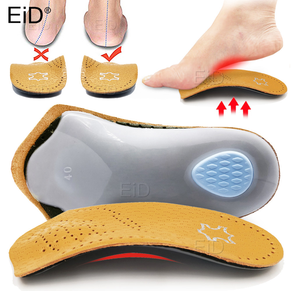 Men Shoes Outlet - Leather orthotic Insoles OX Leg Heel
