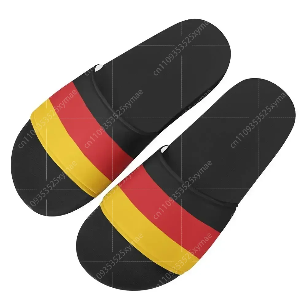 Men'S Shoes With Platform - men Custom Pattern Slippers Germany Flag