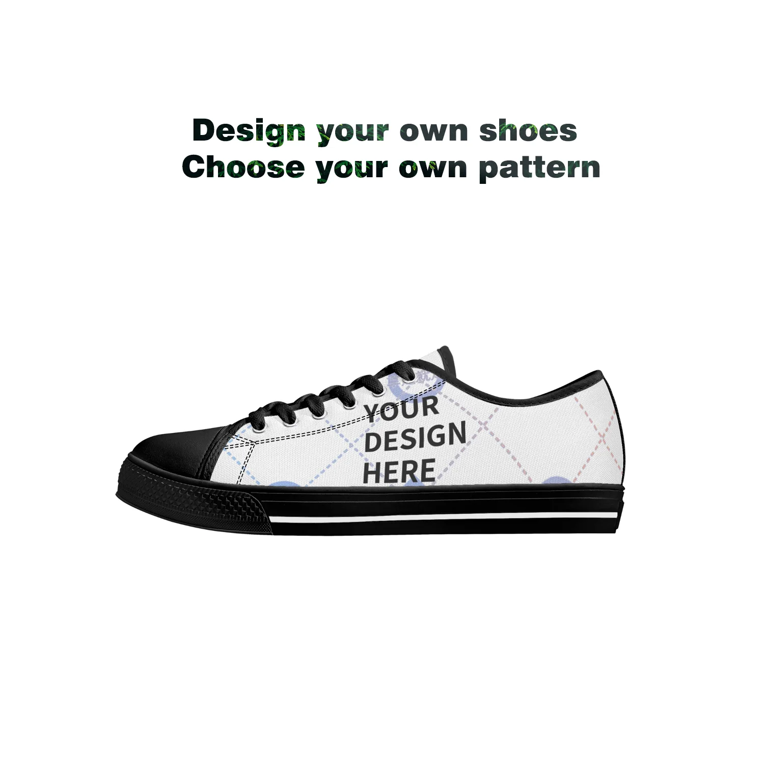 Men Shoes Eu To Us Size - Customizable, custom prints, designer shoes, low-top