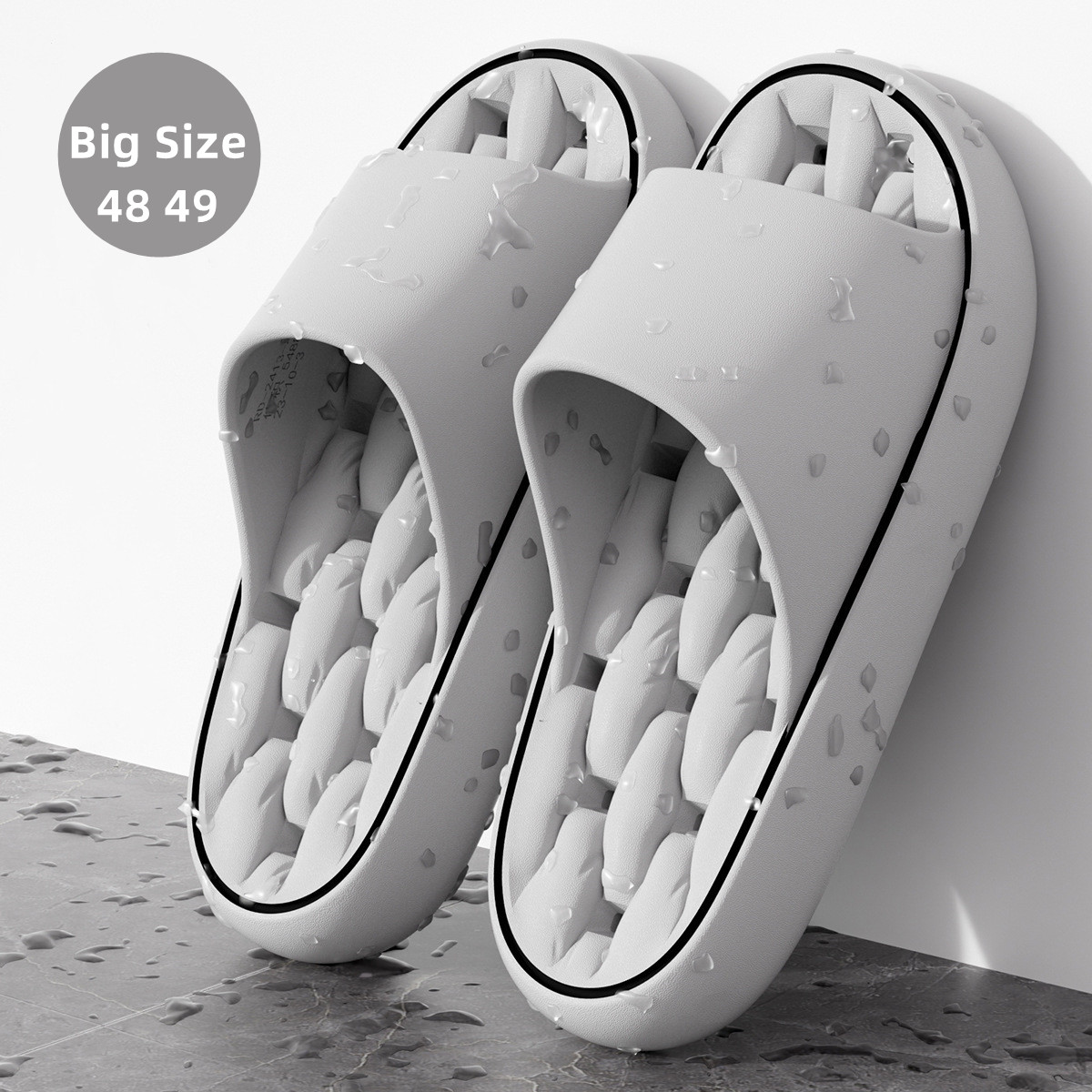 Men'S Shoes With Platform - Big Size 48 49 Bathroom Slippers