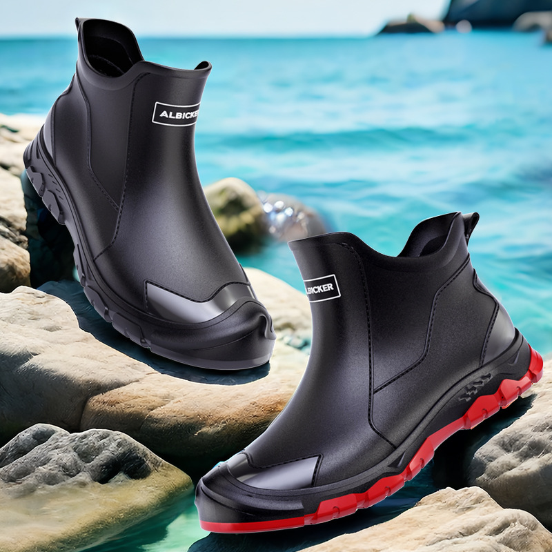 Men's Short Rain Boots Urban W - Men'S Shoes Water Resistant review and price