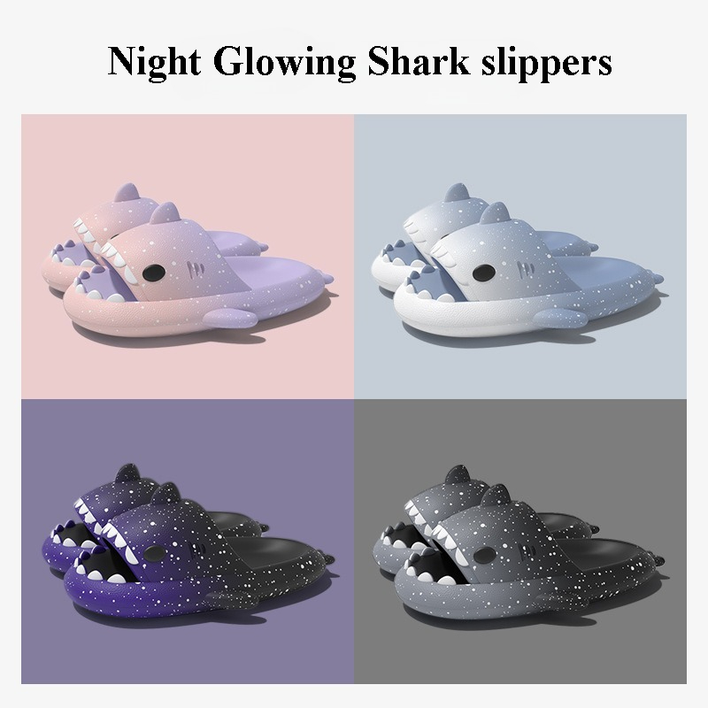 Cute Cartoon Shark Slippers Fo - Men'S Shoes With Platform review and price