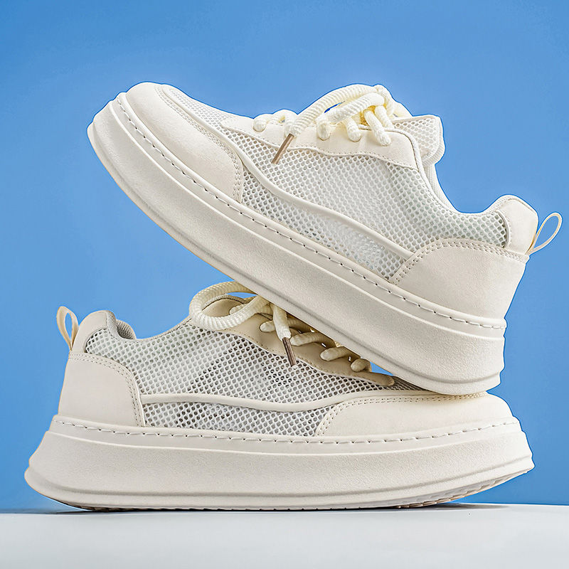 Men's Breathable Mesh Platform - Men Shoes Eu To Us Size review and price