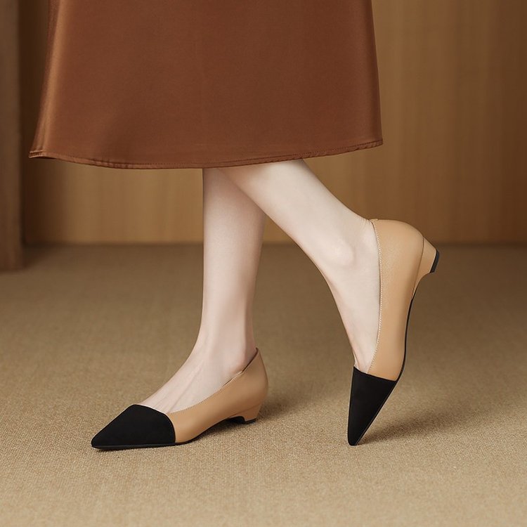 French ladies' high-heeled sho - Dress Shoe Pointed review and price