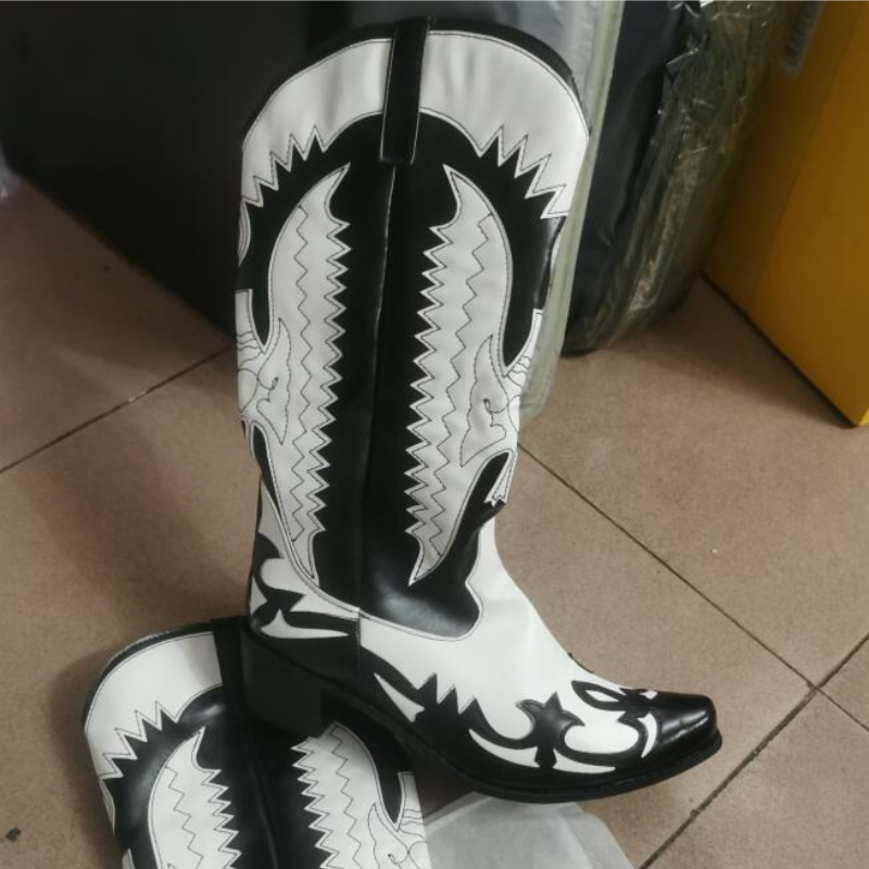 2027 Fashion New Men's Cowboy  - Men Shoes Size 46 review and price