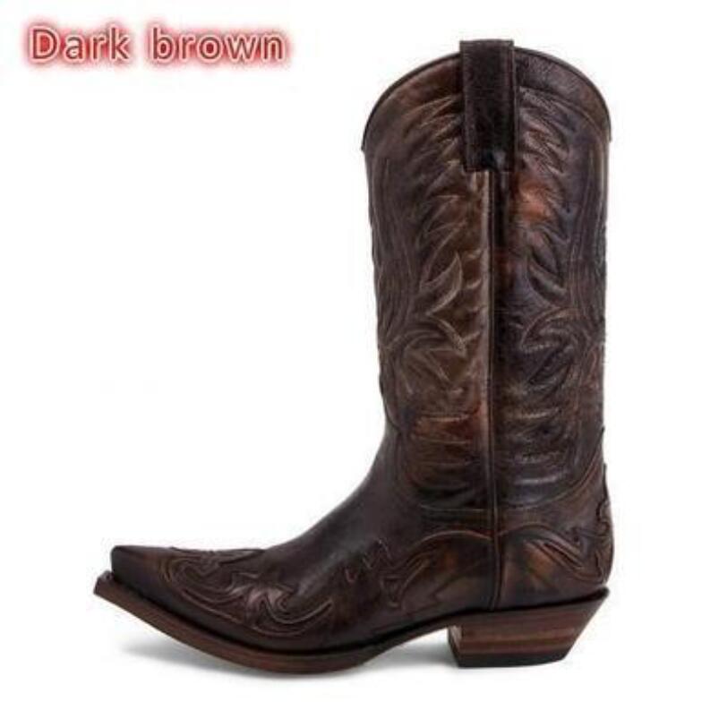 2027 Fashion New Men's Cowboy  - Men Shoes Size 46 review and price