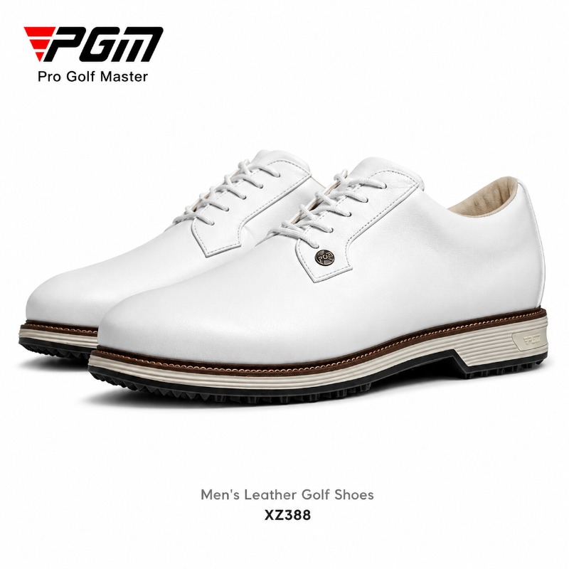 PGM Men's Cow Leather Golf Sho - Men Shoes Eu To Us Size review and price