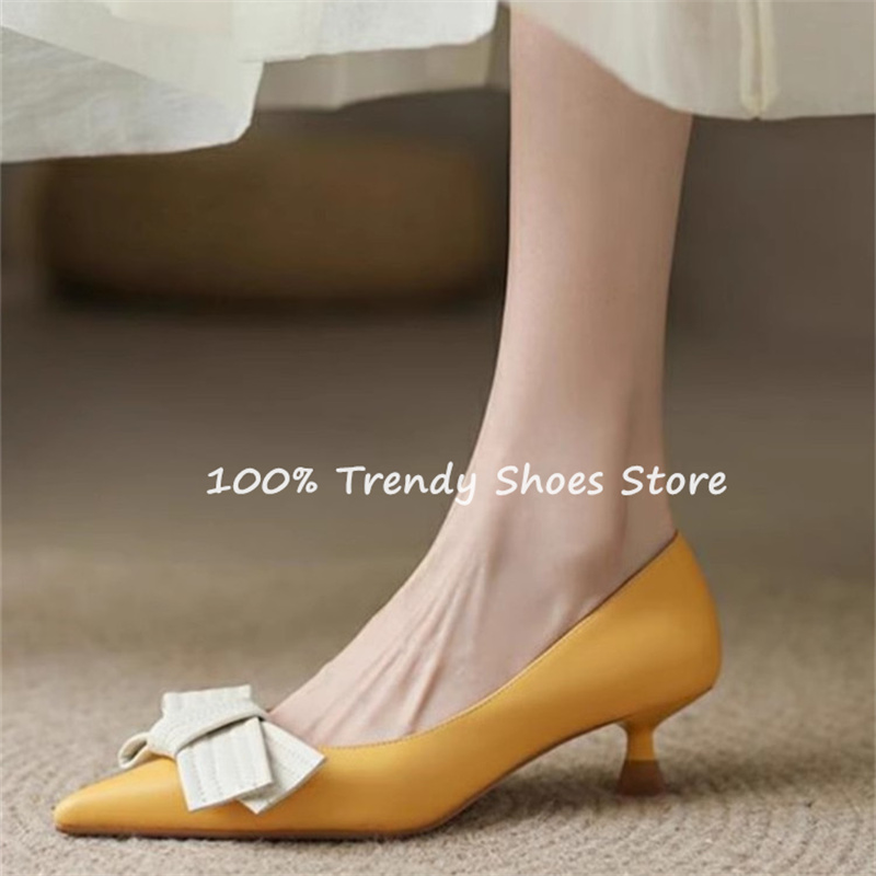 Butterfly Knot Decor Women Sli - Dress Shoe Pointed review and price
