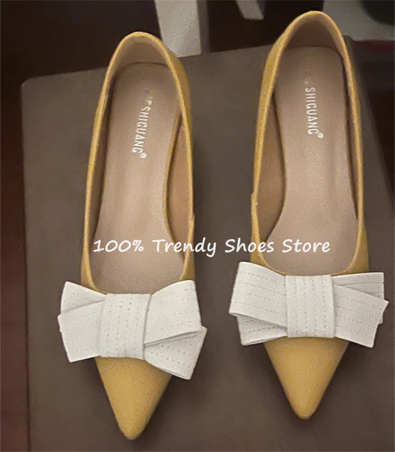 Butterfly Knot Decor Women Sli - Dress Shoe Pointed review and price