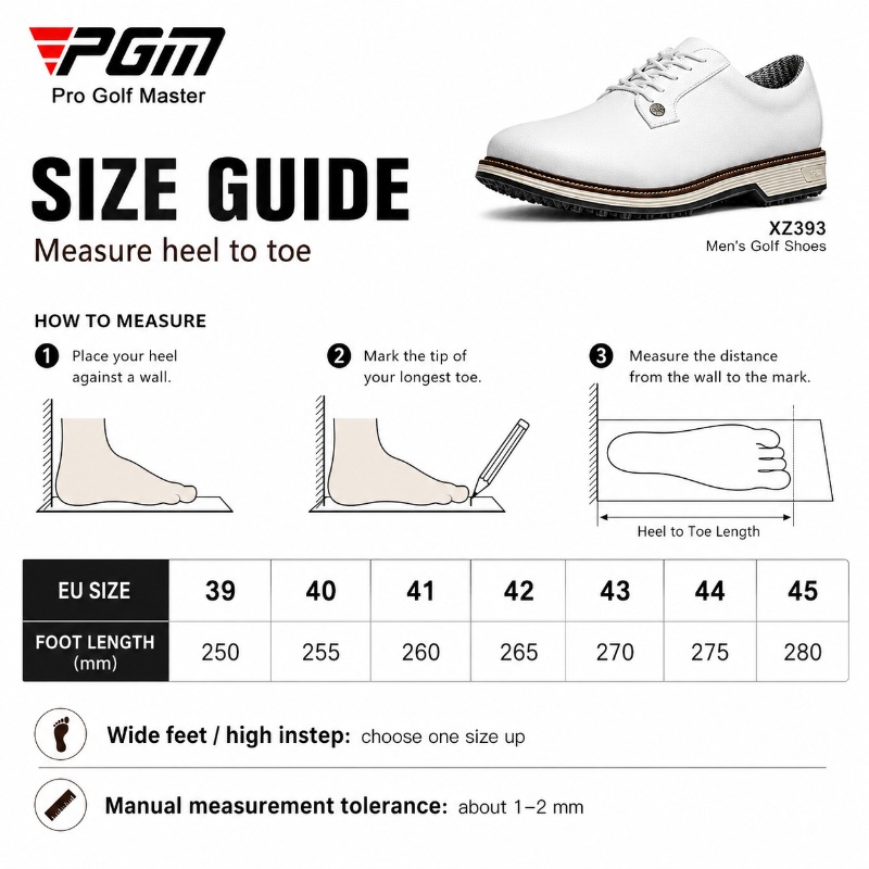 PGM Men's Waterproof Golf Shoe - Men Shoes Eu To Us Size review and price